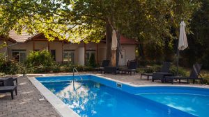 Platán Hotel Balaton Zamárdi medence