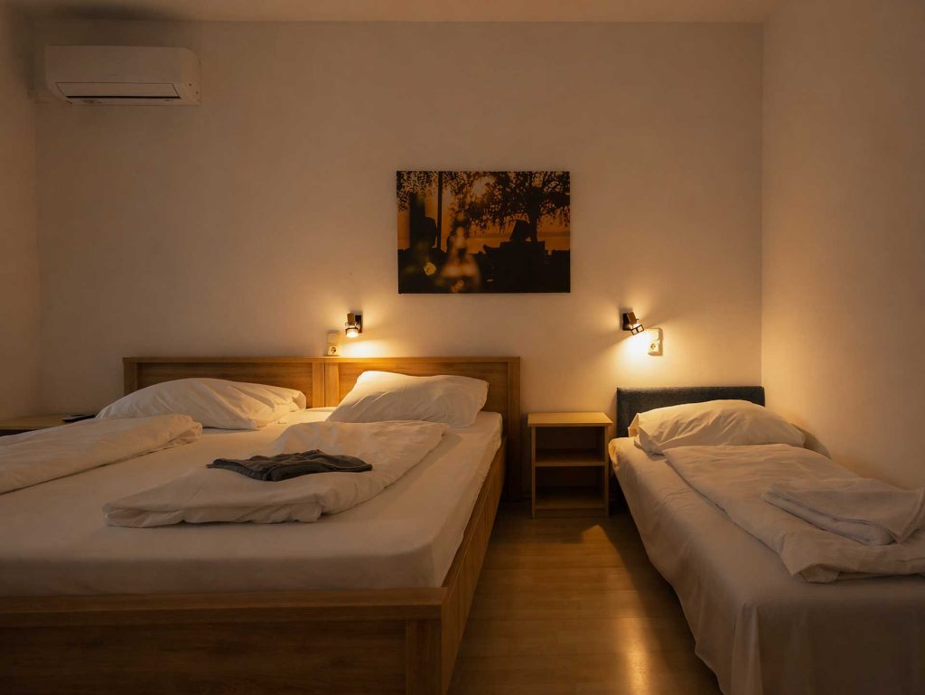 3-bed Lake Balaton room Zamárdi Breakfast is included in the room rate Platán Garden & Rooms