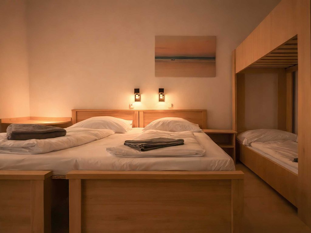 4-bed Lake Balaton room Zamárdi Breakfast is included in the room rate Platán Garden & Rooms